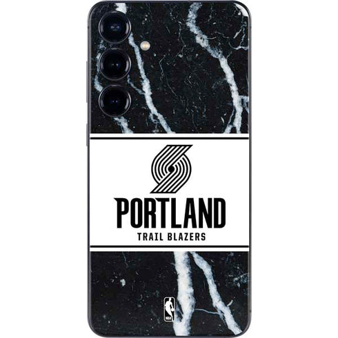 NBA Portland Trail Blazers Marble Galaxy S25 Skin