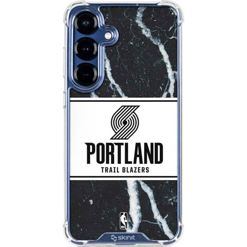 NBA Portland Trail Blazers Marble Galaxy S25 Clear Case