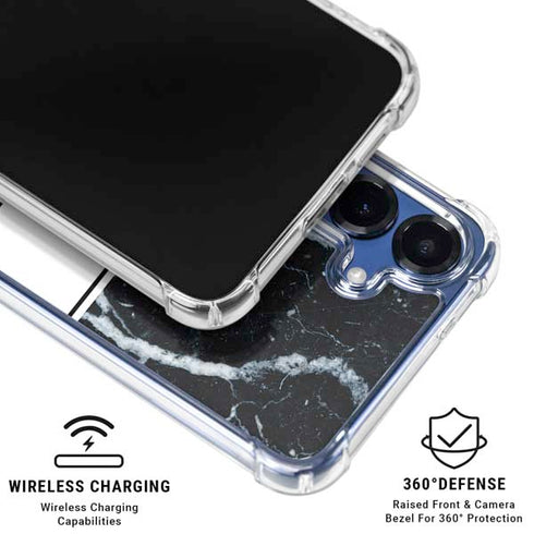 NBA Portland Trail Blazers Marble Galaxy S25 Clear Case