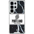 NBA Portland Trail Blazers Marble Galaxy S26 Ultra Clear Case
