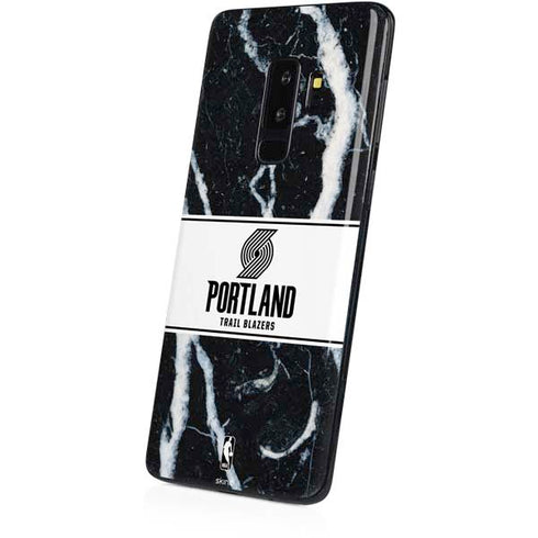 NBA Portland Trail Blazers Marble Galaxy S9 Plus Skin