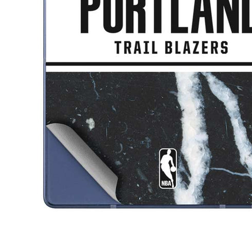 NBA Portland Trail Blazers Marble Galaxy Z Fold6 Skin