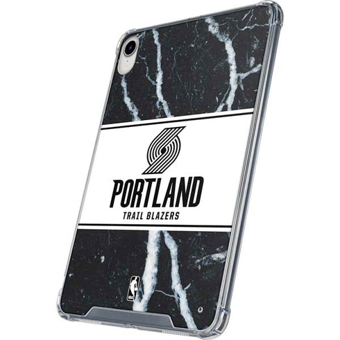 NBA Portland Trail Blazers Marble iPad 11th Gen (2025) Clear Case