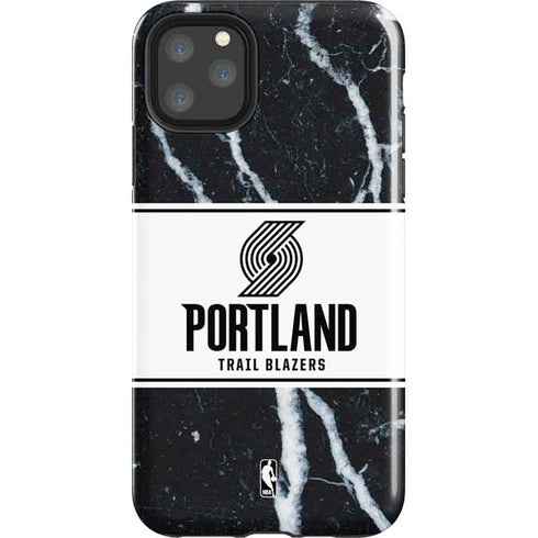 NBA Portland Trail Blazers Marble iPhone Cases