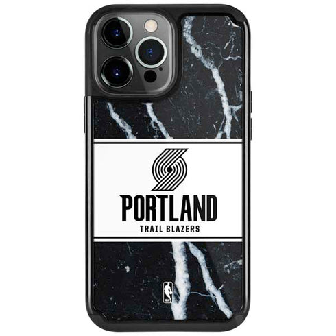 NBA Portland Trail Blazers Marble iPhone Cases