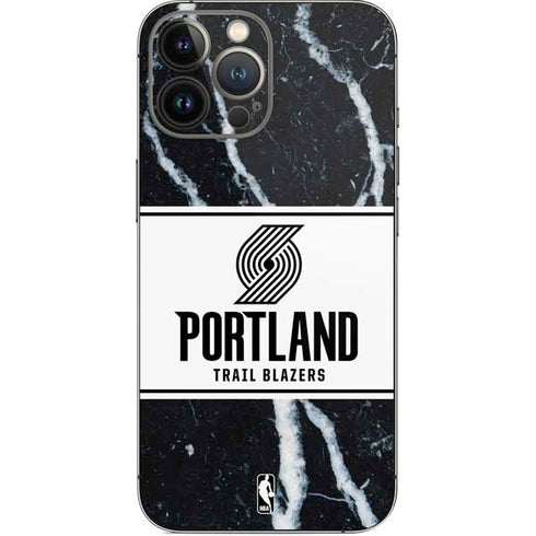 NBA Portland Trail Blazers Marble iPhone 15 Pro Max Skin