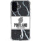 NBA Portland Trail Blazers Marble iPhone 16 Clear Case