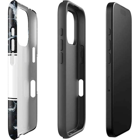 NBA Portland Trail Blazers Marble iPhone 16 Pro Impact Case
