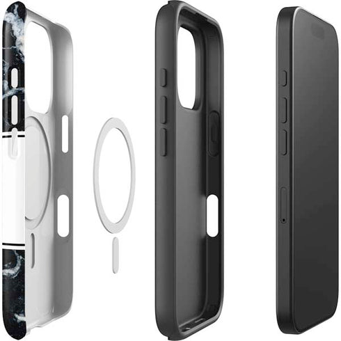 NBA Portland Trail Blazers Marble iPhone 16 Pro Magsafe Impact Case