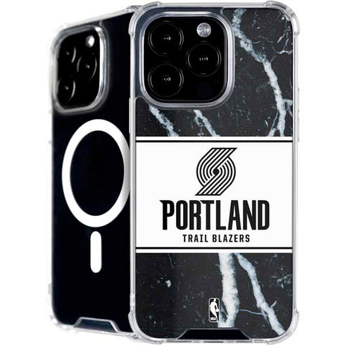 NBA Portland Trail Blazers Marble iPhone 16 Pro Max MagSafe Case