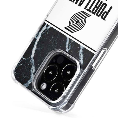 NBA Portland Trail Blazers Marble iPhone 16 Pro Max MagSafe Case