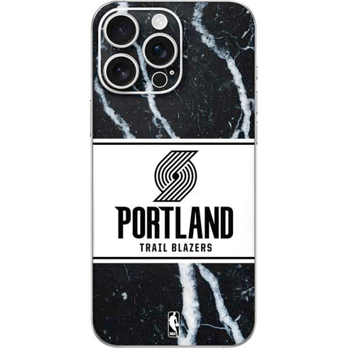 NBA Portland Trail Blazers Marble iPhone 16 Pro Max Skin