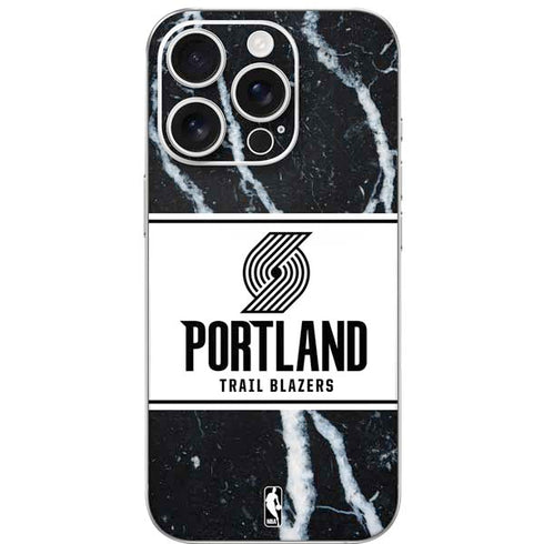 NBA Portland Trail Blazers Marble iPhone 16 Pro Skin