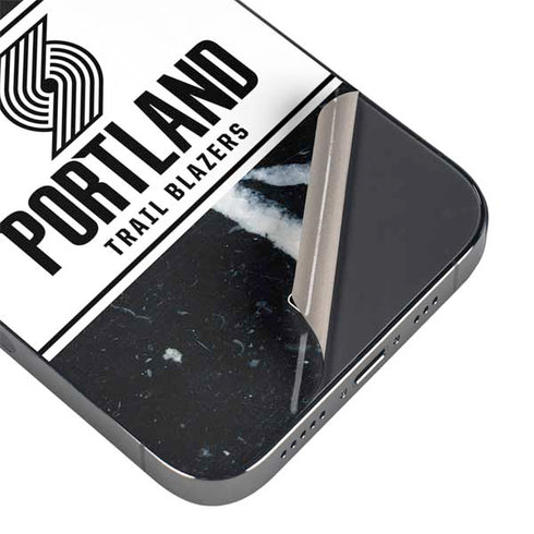 NBA Portland Trail Blazers Marble iPhone 16 Pro Skin