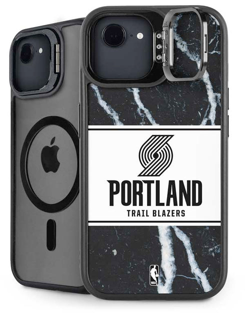 NBA Portland Trail Blazers Marble iPhone 16e Kickstand Case