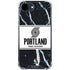 NBA Portland Trail Blazers Marble iPhone 16e Clear Case