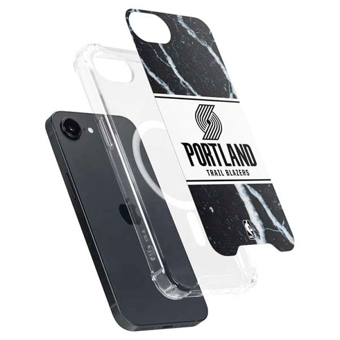 NBA Portland Trail Blazers Marble iPhone 16e MagSafe Case