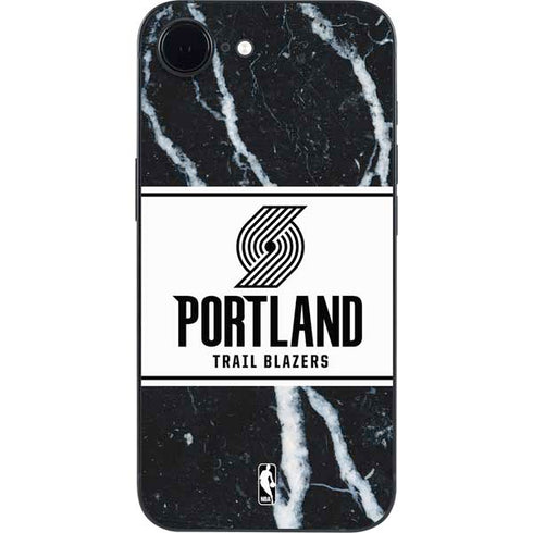 NBA Portland Trail Blazers Marble iPhone 16e Skin