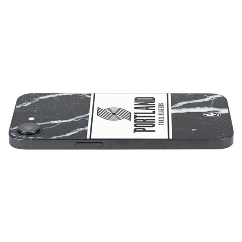 NBA Portland Trail Blazers Marble iPhone 16e Skin