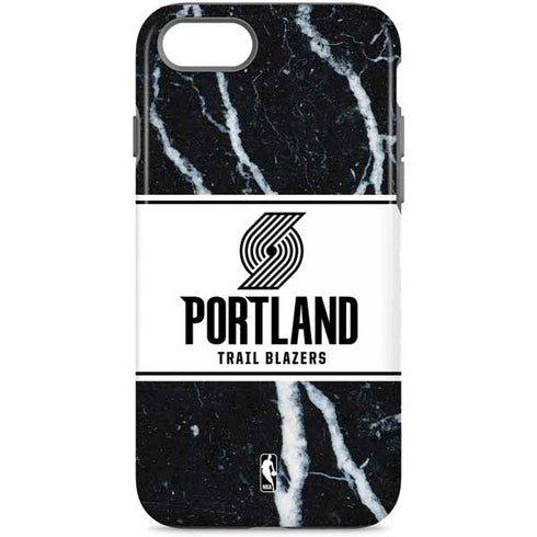 NBA Portland Trail Blazers Marble iPhone Cases