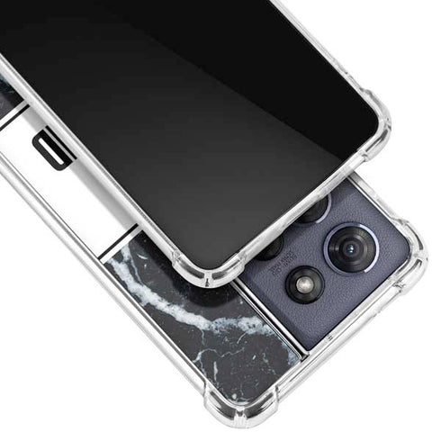 NBA Portland Trail Blazers Marble Moto G 5G (2025) Clear Case