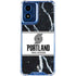NBA Portland Trail Blazers Marble Moto G 5G (2024) Clear Case