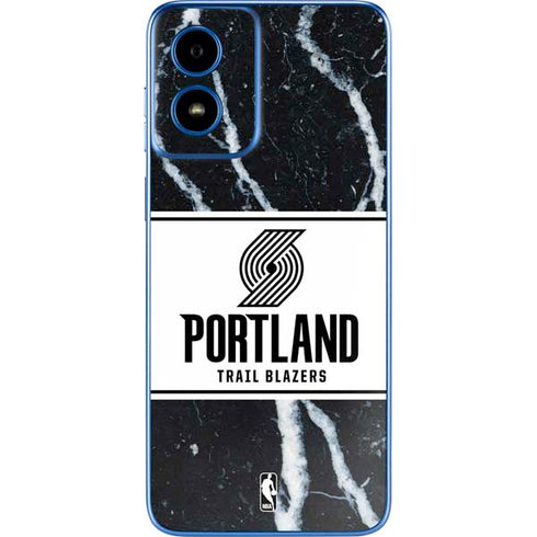 NBA Portland Trail Blazers Marble Moto G Play 4G (2024) Skin