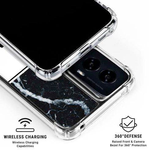 NBA Portland Trail Blazers Marble Moto G Power 5G (2024) Clear Case