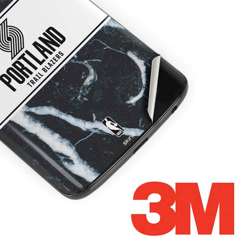 NBA Portland Trail Blazers Marble Moto G6 Skin