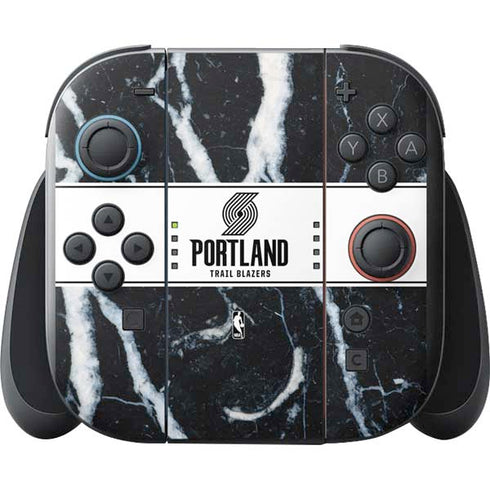 NBA Portland Trail Blazers Marble Nintendo Switch 2 (2025) with Joy-Con Skin