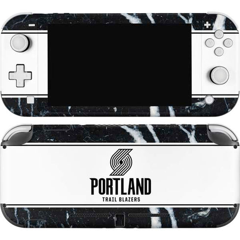 NBA Portland Trail Blazers Marble Nintendo Switch Lite Skin