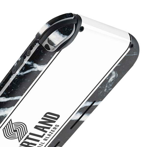 NBA Portland Trail Blazers Marble Nintendo Switch Lite Skin