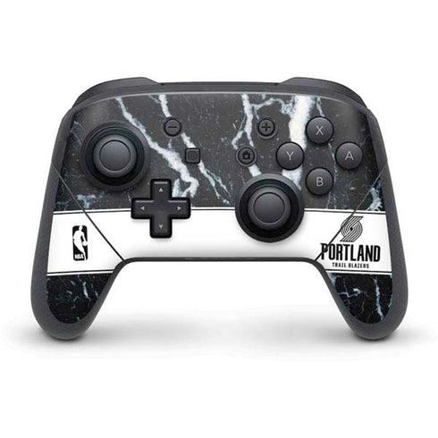 NBA Portland Trail Blazers Marble Nintendo Skins
