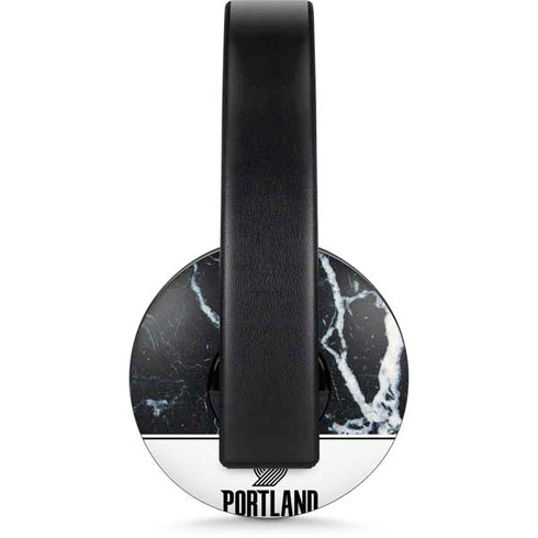 NBA Portland Trail Blazers Marble PlayStation 4 Gold Wireless Headset Skin