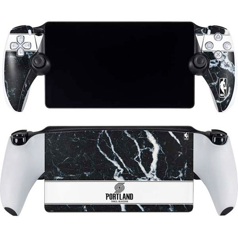 NBA Portland Trail Blazers Marble PlayStation Portal Remote Player Skin