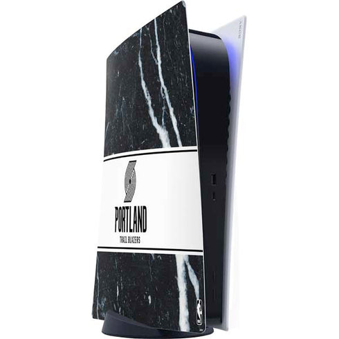 NBA Portland Trail Blazers Marble PlayStation PS5 Skins