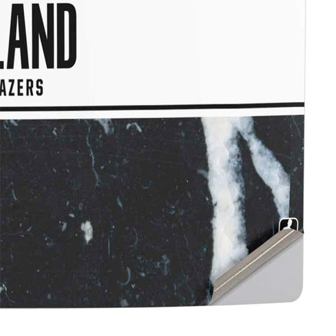 NBA Portland Trail Blazers Marble PS5 Pro Console Skin