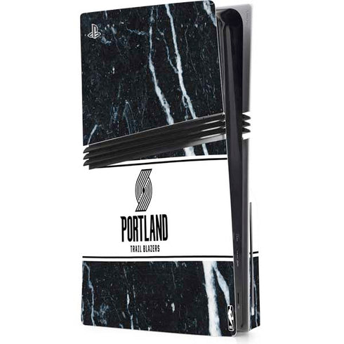 NBA Portland Trail Blazers Marble PlayStation PS5 Skins