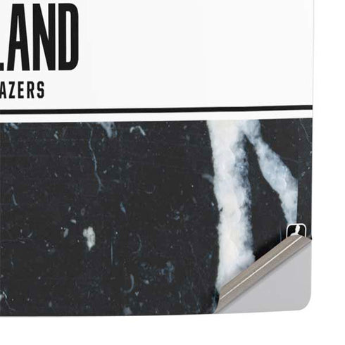 NBA Portland Trail Blazers Marble PS5 Slim Digital Edition Console Skin