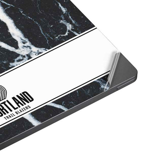 NBA Portland Trail Blazers Marble Surface Laptop 7 15in Skin