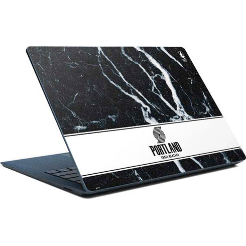 NBA Portland Trail Blazers Marble Surface Laptop Skin