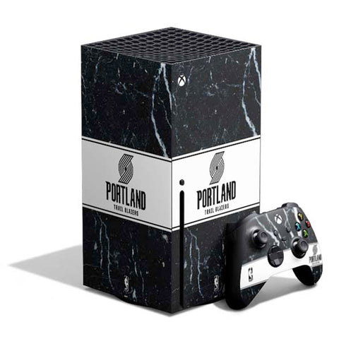 NBA Portland Trail Blazers Marble Xbox Series X Bundle Skin