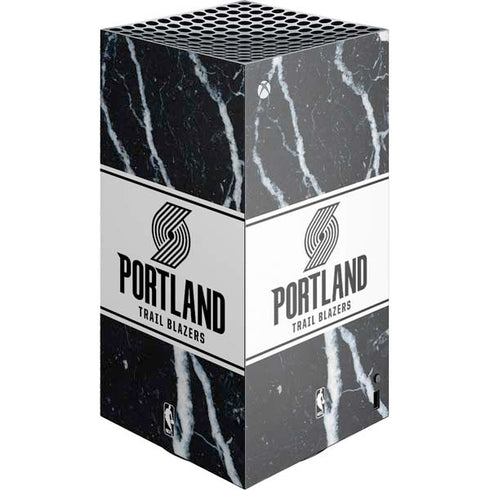 NBA Portland Trail Blazers Marble XBox Series X Digital Edition Console Skin
