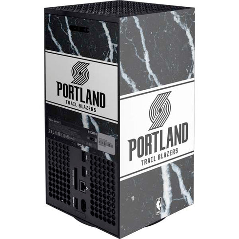 NBA Portland Trail Blazers Marble XBox Series X Digital Edition Console Skin