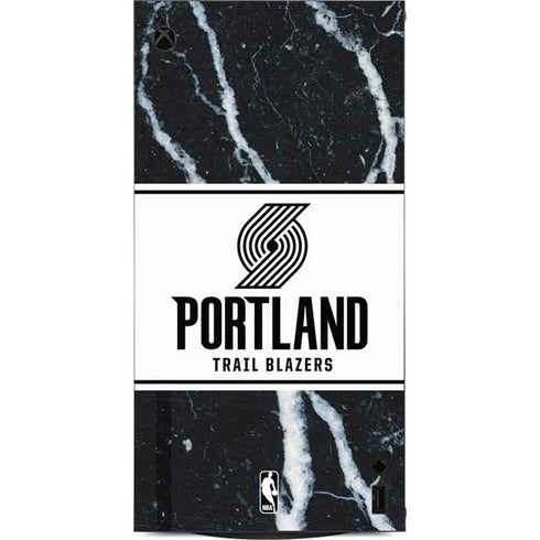 NBA Portland Trail Blazers Marble XBox Series X Digital Edition Console Skin