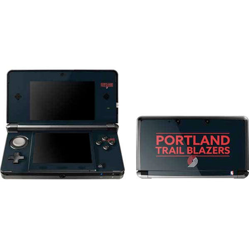 NBA Portland Trail Blazers Standard - Black 3DS (2011) Skin