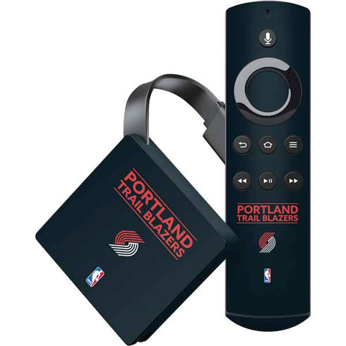NBA Portland Trail Blazers Standard - Black Amazon Fire TV Skin