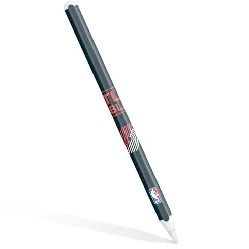 NBA Portland Trail Blazers Standard - Black Apple Pencil (2nd Gen 2019) Skin
