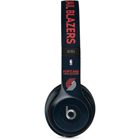 NBA Portland Trail Blazers Standard - Black Beats Solo 2 Wired Skin