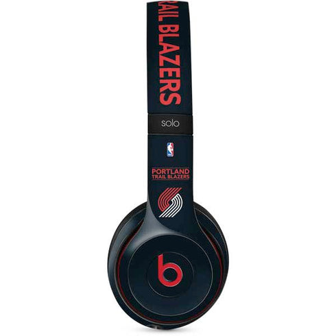 NBA Portland Trail Blazers Standard - Black Beats Solo 3 Wireless Skin